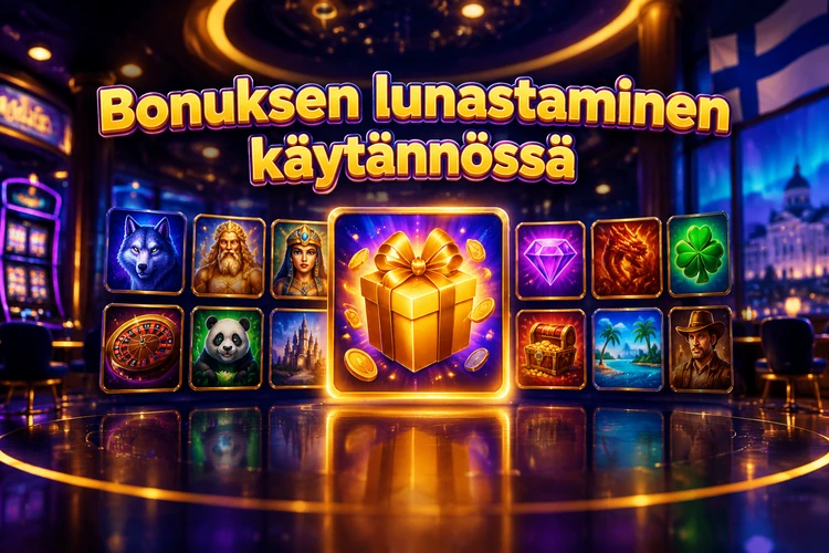 Bonuksen lunastaminen käytännössä