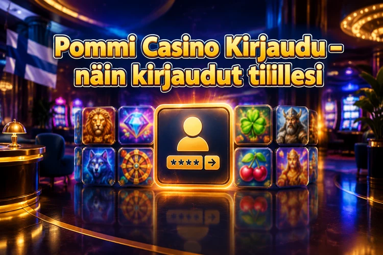Pommi Casino Kirjaudu - näin kirjaudut tilillesi